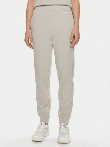 Calvin Klein Teplákové kalhoty Micro Logo K20K206632 Béžová Regular Fit