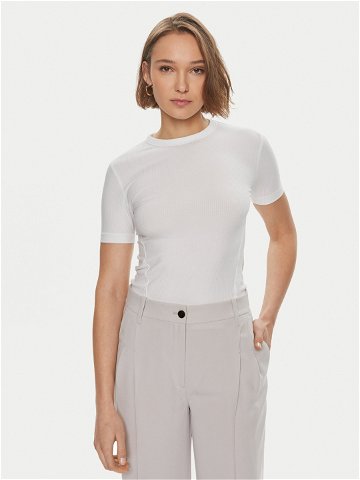 Calvin Klein T-Shirt K20K206553 Bílá Slim Fit
