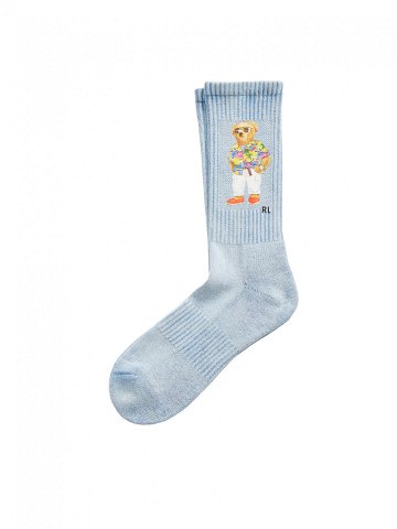Polo Ralph Lauren Pánské klasické ponožky 449944134001 Modrá
