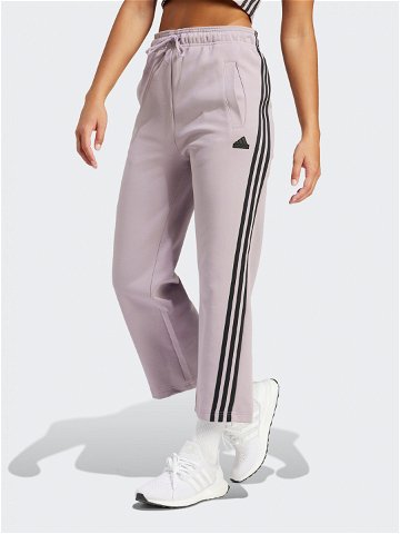 Adidas Teplákové kalhoty Future Icons 3-Stripes IS3661 Fialová Regular Fit