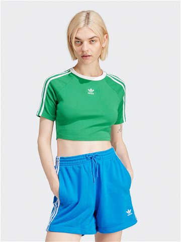Adidas T-Shirt 3-Stripes Baby IP0666 Zelená Slim Fit