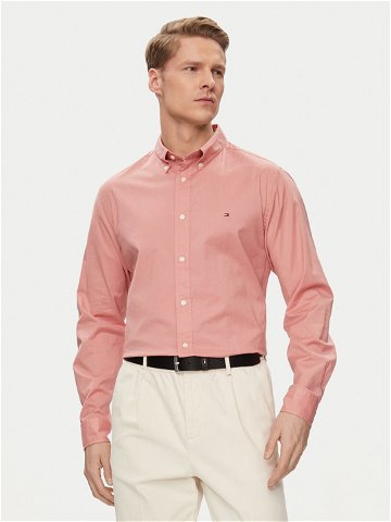 Tommy Hilfiger Košile MW0MW30934 Růžová Regular Fit