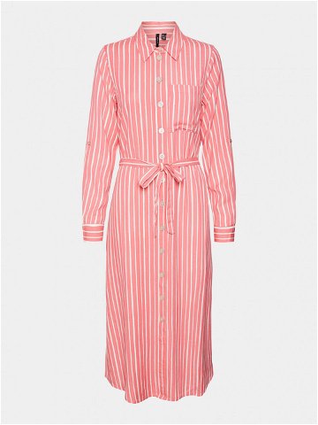 Vero Moda Košilové šaty Ilisa 10306597 Růžová Regular Fit