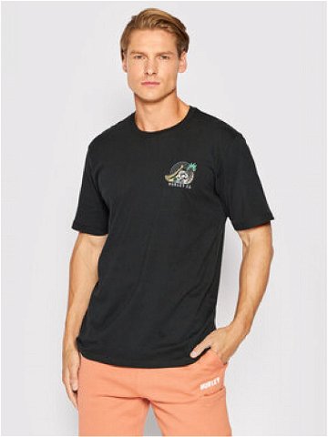 Hurley T-Shirt Wash Still Life MTS0029910 Černá Regular Fit