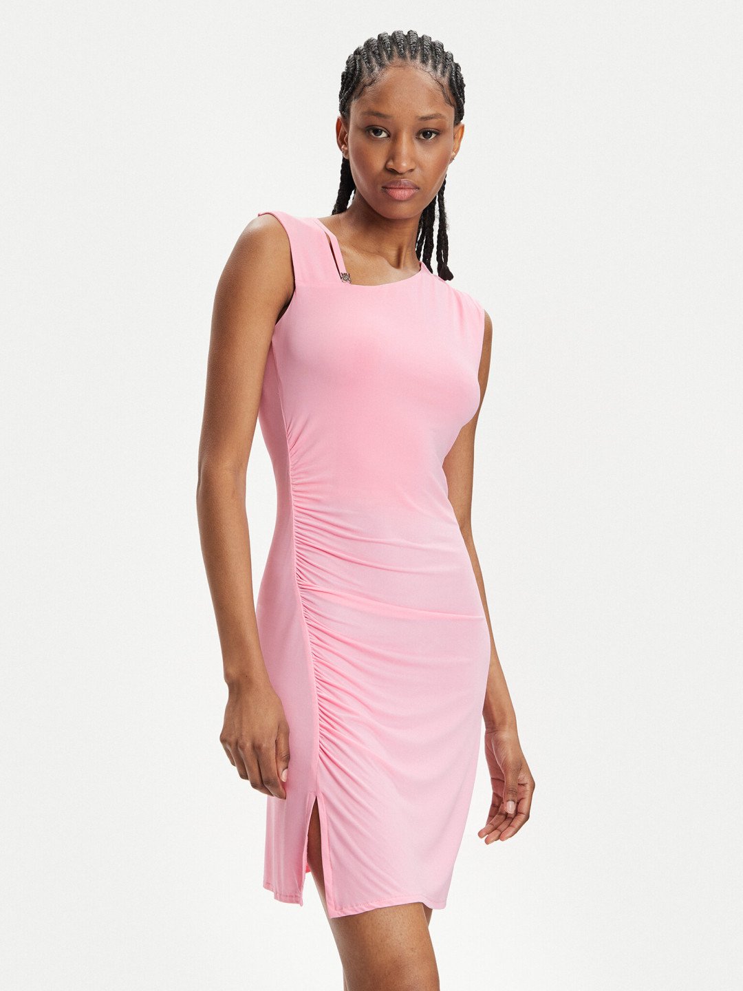Hugo Každodenní šaty Nalira 50514027 Růžová Slim Fit