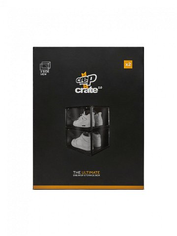 Crep Protect Sada dvou krabic na boty The Ultimate Sneaker Storage Box CP009 Černá