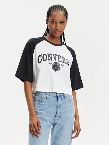 Converse T-Shirt Retro 10026050-A01 Bílá Relaxed Fit