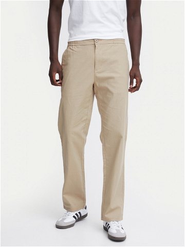 Blend Kalhoty z materiálu 20716614 Béžová Straight Fit
