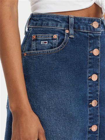 Tommy Jeans Džínová sukně Aline DW0DW17970 Tmavomodrá Regular Fit