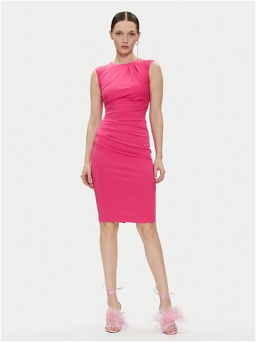 Rinascimento Každodenní šaty CFC0117416003 Růžová Slim Fit