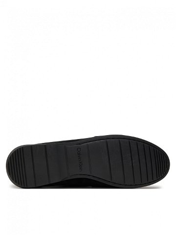 Calvin Klein Mokasíny Driving Shoe Bold Logo HM0HM01448 Černá