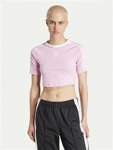 Adidas T-Shirt 3-Stripes Baby IP0664 Růžová Slim Fit