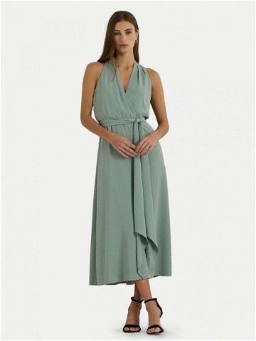 Lauren Ralph Lauren Koktejlové šaty 253911848003 Zelená Regular Fit
