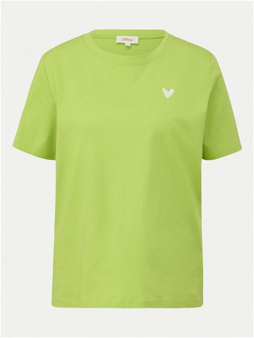 S Oliver T-Shirt 2145526 Zelená Relaxed Fit