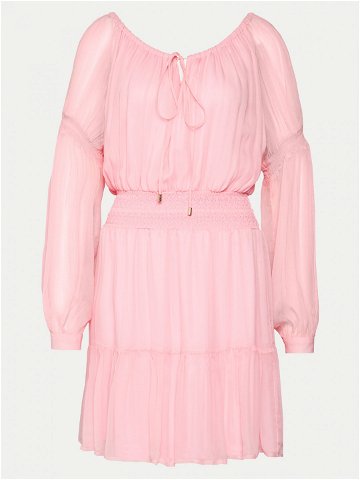 Liu Jo Každodenní šaty MA4112 T3473 Růžová Regular Fit