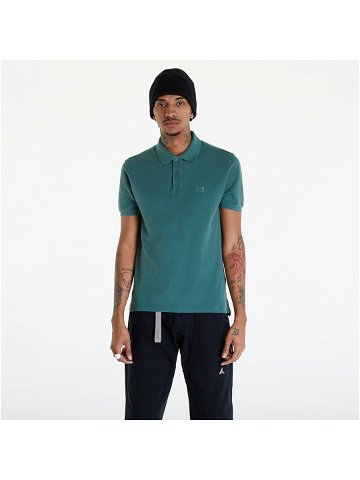 C P Company Short Sleeve Polo T-Shirt Duck Green