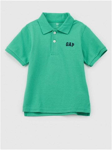 Zelené klučičí polo tričko s logem GAP