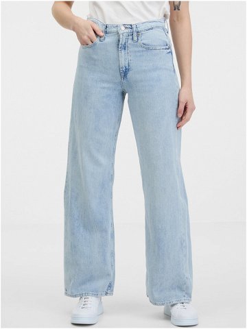 Světle modré dámské široké džíny GAP