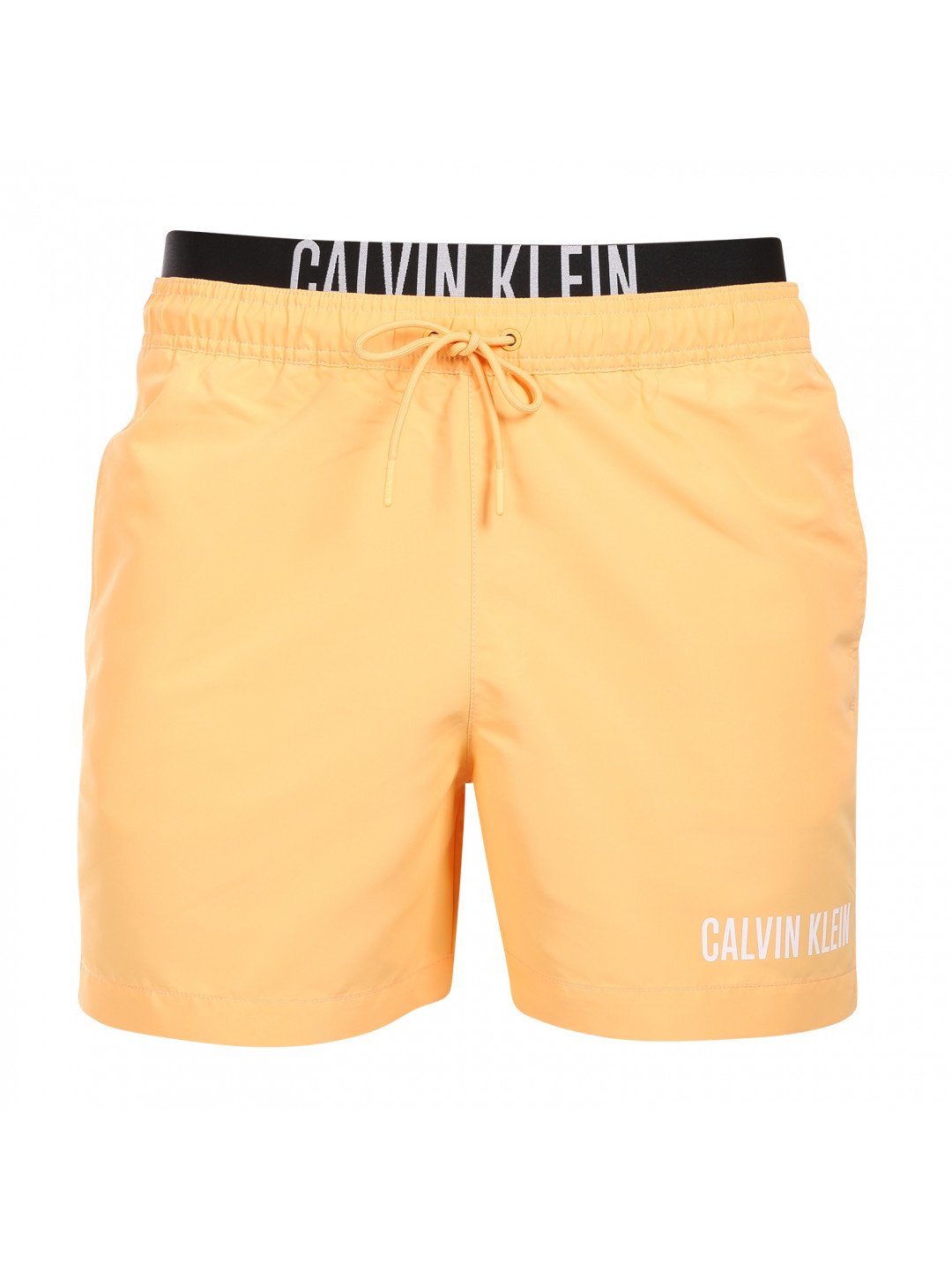 Pánské plavky Calvin Klein oranžové KM0KM00992-SAN L