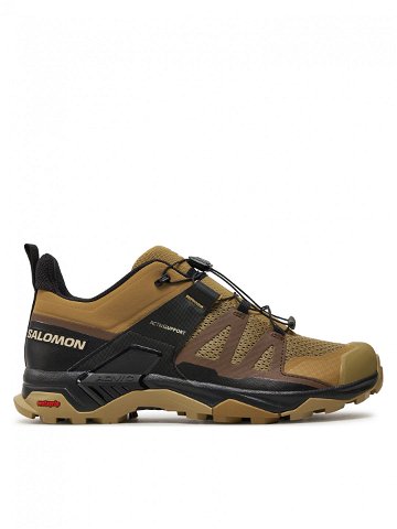 Salomon Sneakersy X Ultra 4 L47452300 Hnědá