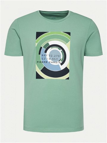 Pierre Cardin T-Shirt 21050 000 2101 Zelená Modern Fit