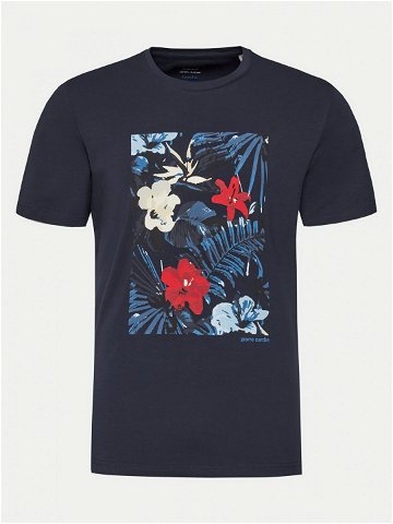 Pierre Cardin T-Shirt C5 21080 2104 Tmavomodrá Modern Fit
