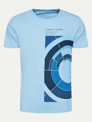 Pierre Cardin T-Shirt 21040 000 2100 Modrá Modern Fit