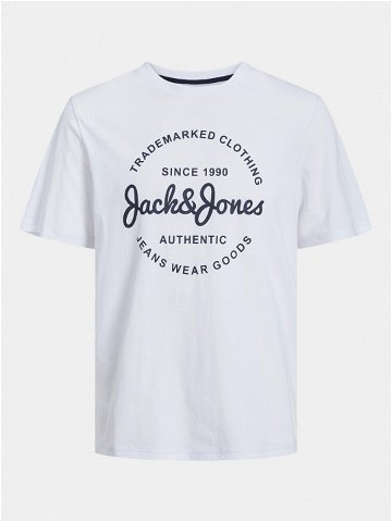 Jack & Jones T-Shirt Forest 12247972 Bílá Standard Fit