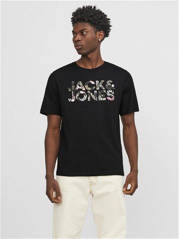 Jack & Jones T-Shirt Jeff 12250683 Černá Standard Fit