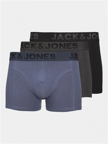 Jack & Jones Sada 3 kusů boxerek Shade 12250607 Barevná