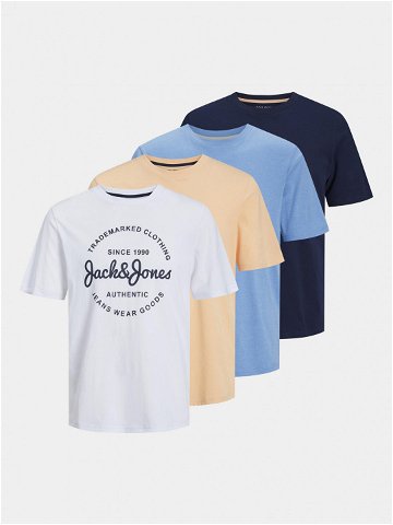 Jack & Jones Sada 5-triček Forest 12256984 Barevná Standard Fit