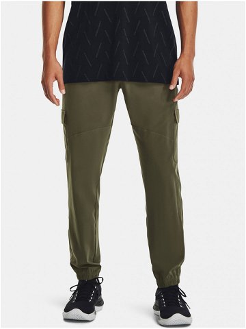 Khaki sportovní kalhoty Under Armour UA Stretch Woven Cargo Pants