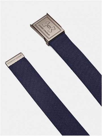 Tmavě modrý oboustranný pásek Under Armour M Stretch Webbing Belt