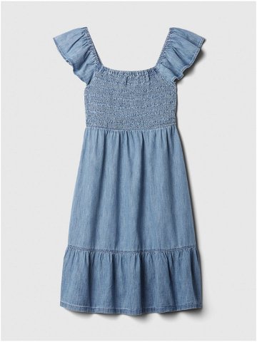 Modré holčičí džínové šaty GAP