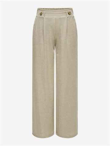 Béžové dámské široké kalhoty JDY Birdie