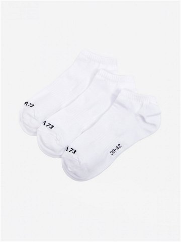 Sam 73 Invercargill Ponožky 3 páry Bílá