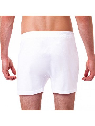 Volné pánské bavlněné boxerky COTTON BOXER – BELLINDA – bílá