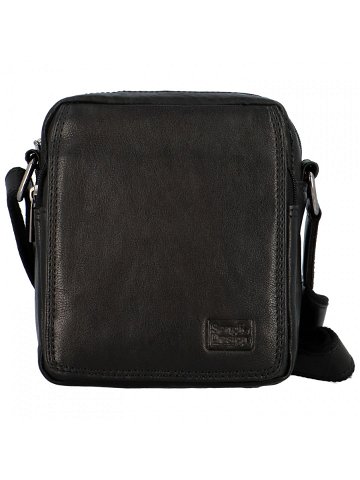 Pánská kožená taška přes rameno černá – SendiDesign Jarullo