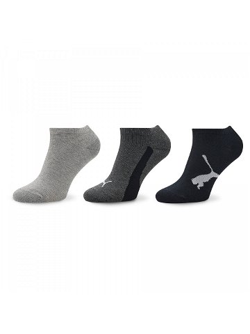 Sada 3 párů nízkých ponožek unisex Puma