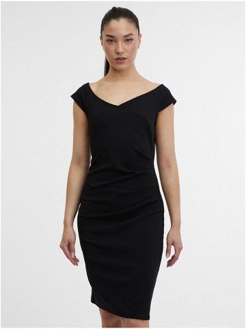Černé dámské pouzdrové šaty ORSAY