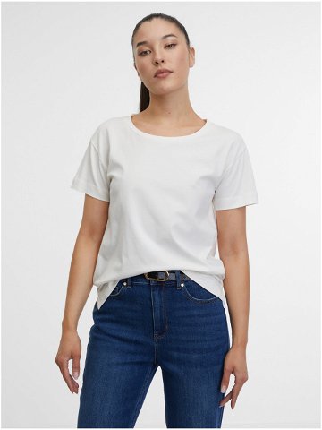 Krémové dámské basic tričko ORSAY
