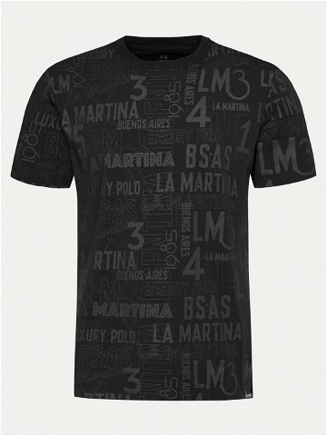 La Martina T-Shirt YMR008 JS393 Černá Regular Fit
