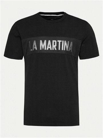 La Martina T-Shirt YMR305 JS324 Černá Regular Fit