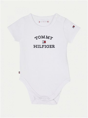 Tommy Hilfiger Dětské body Logo KN0KN01815 Bílá