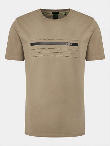 Boss T-Shirt 50513010 Béžová Regular Fit