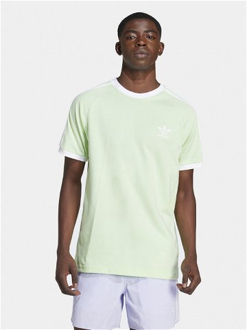 Adidas T-Shirt adicolor Classics 3-Stripes IM9391 Zelená Slim Fit