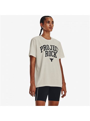 Under Armour Project Rock Heavyweight Campus T-Shirt White