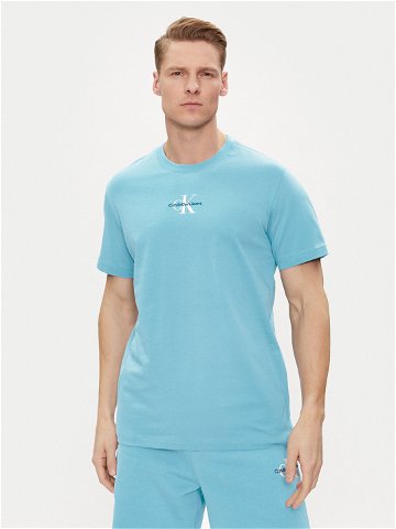 Calvin Klein Jeans T-Shirt J30J323483 Modrá Regular Fit