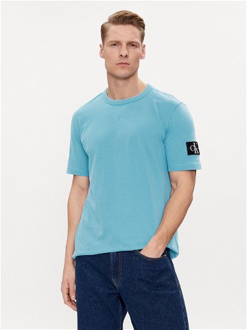 Calvin Klein Jeans T-Shirt J30J323484 Modrá Regular Fit