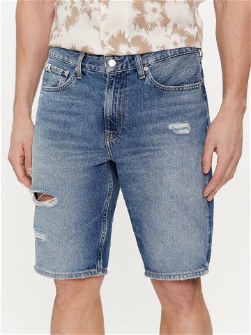 Calvin Klein Jeans Džínové šortky J30J324878 Modrá Regular Fit